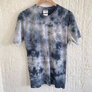 Sand Cloud Blue Tie Dye Short Sleeve T-shirt Size Small